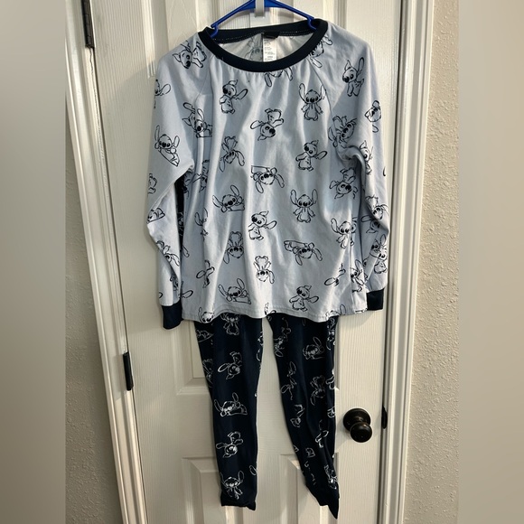Disney Kids Pajama Set - Light Blue and Dark Blue - Picture 1 of 4